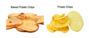 Fried Potato Chips VS Baked Potato Chips