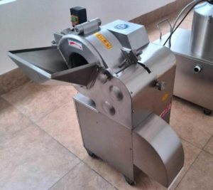 Automatic Sweet Potato Dicing Cutting Machine for USA Customer