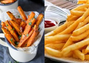 What are Difference of Sweet Potato Fries and Regular Fries