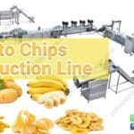 Automatic hash brown production line