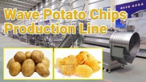 Automatic Potato Wave Chips Production Line