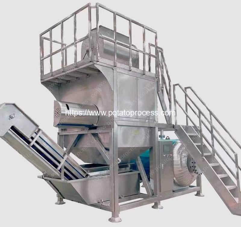 Automatic Potato Steam Peeling Machine | Potato Processing Machine ...